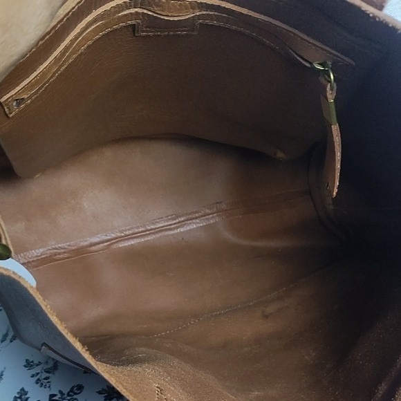 Madewell Leather Transport Tote Bag Shoulder Crossbody Adjustable Strap Brown - Picture 6 of 15